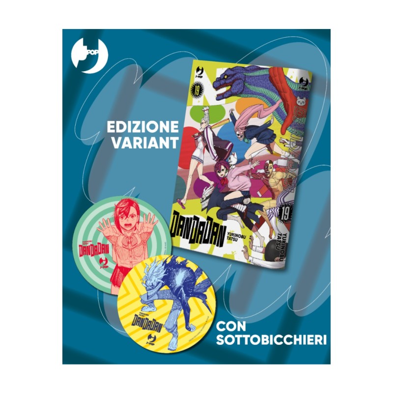 Jpop - Dandadan Vol.19 - Ed. Variant Con Sottobicchieri Jpop - Dandadan Vol.19 - Ed. Variant Con Sottobicchieri